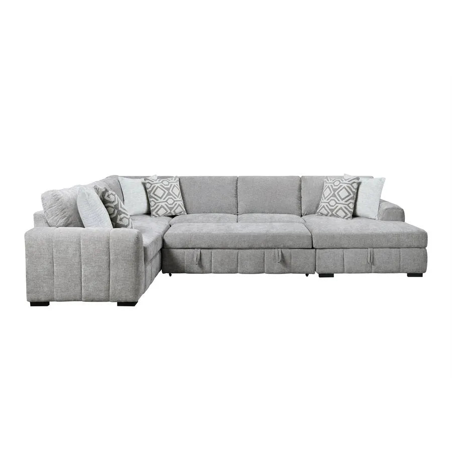 Ritchie Pop-Up Sleeper Sectional Pewter