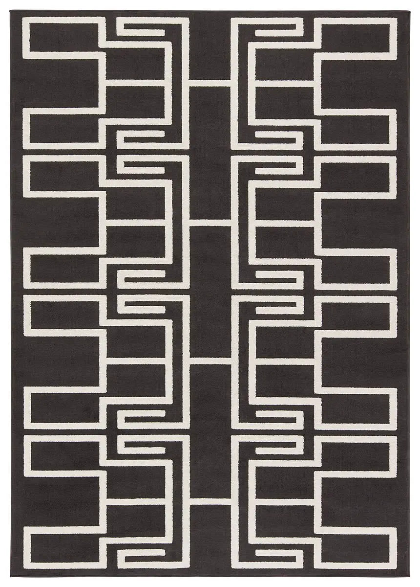 Kysa KYS03 Dark Brown Rug