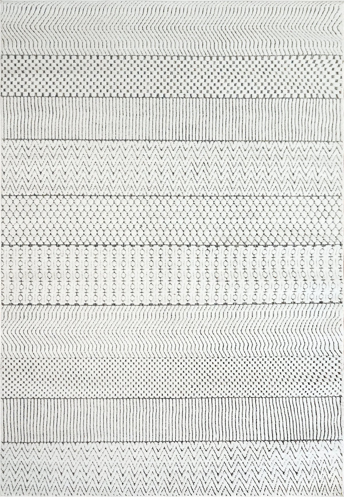 Lotus 8140-190 Ivory/Grey Rug