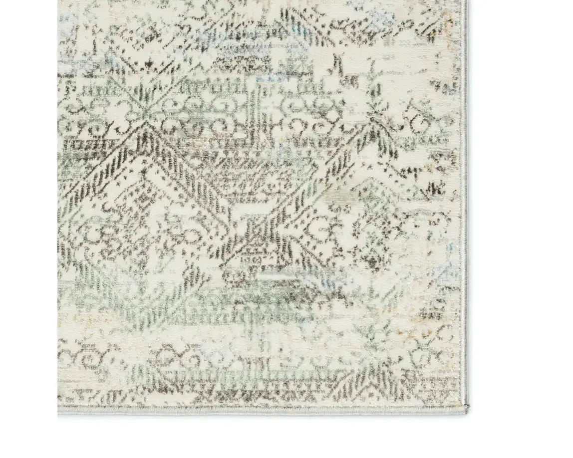 Melo MEL09 Ivory/Light Blue Rug