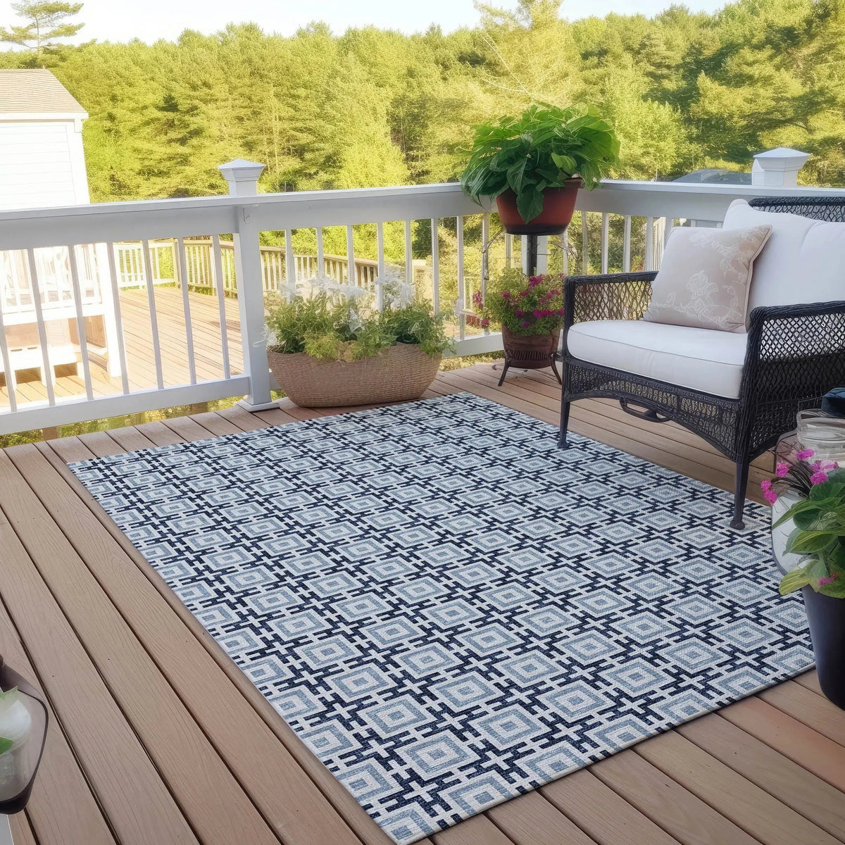 Marlo MO1 Navy Rug