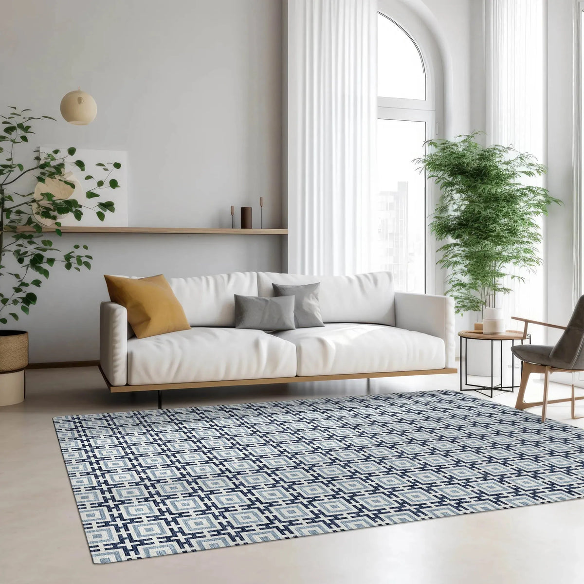 Marlo MO1 Navy Rug