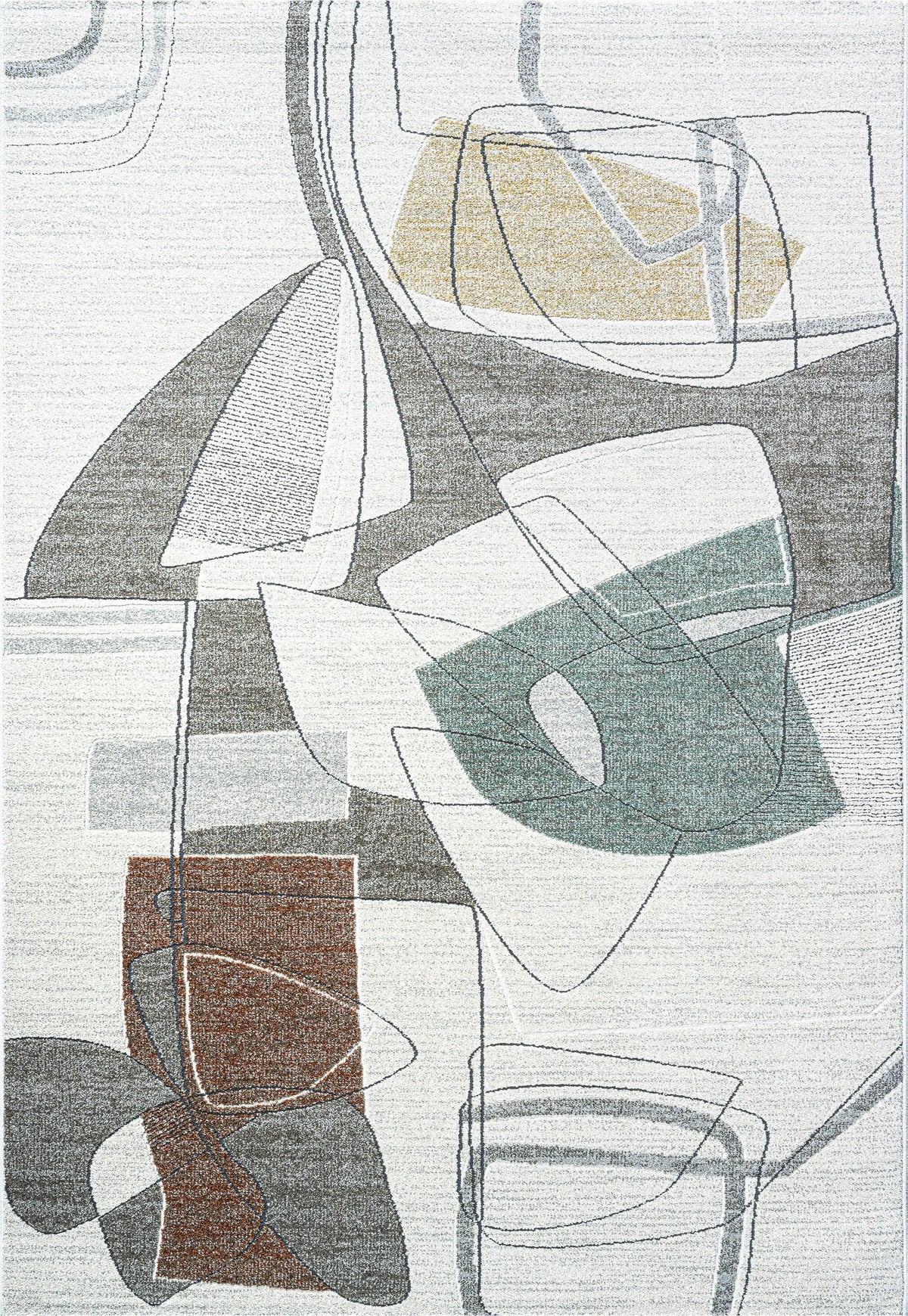 Polaris 46007-6161 Ivory/Multi Rug