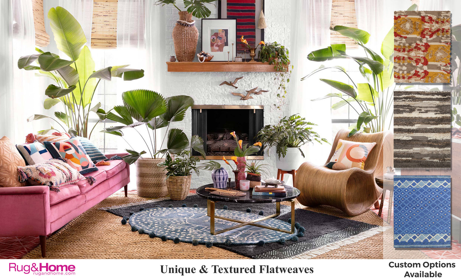 Unique and Textured Flatweaves