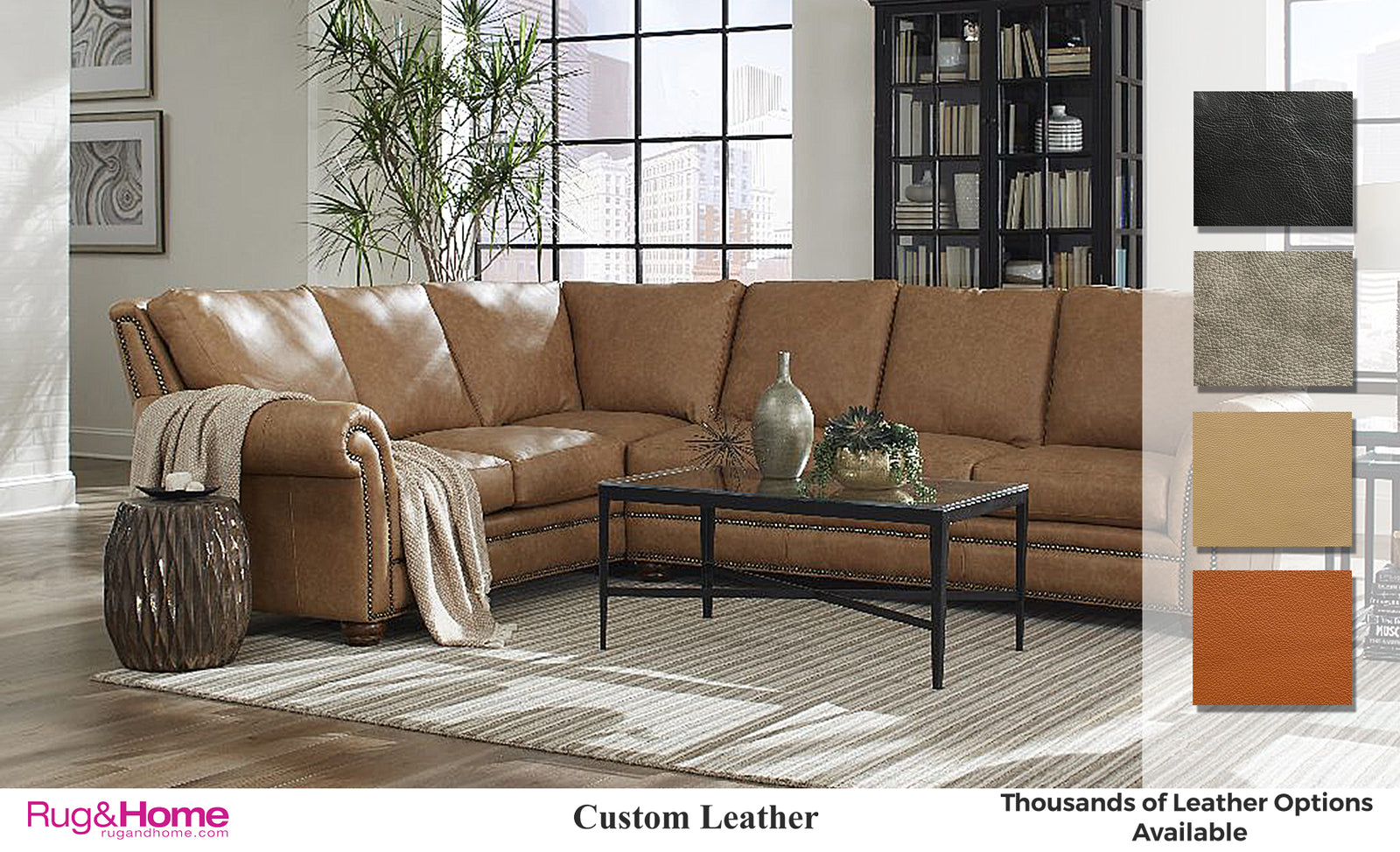 Custom Leather Sofa