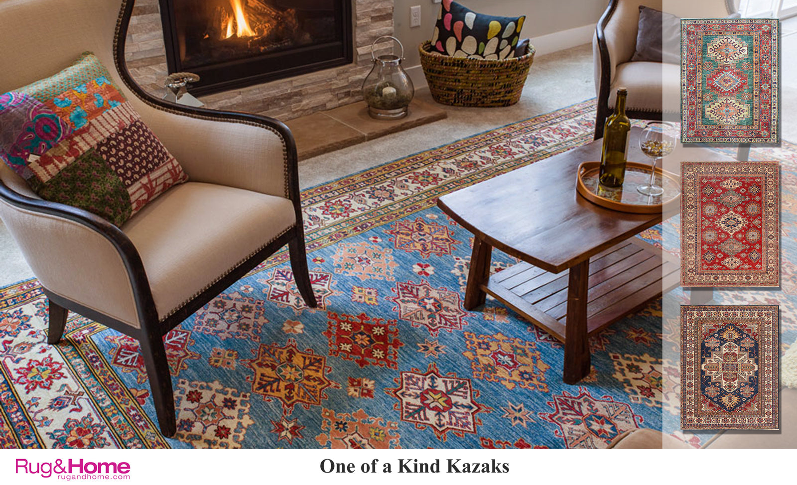 Kazak Geometric Area Rugs