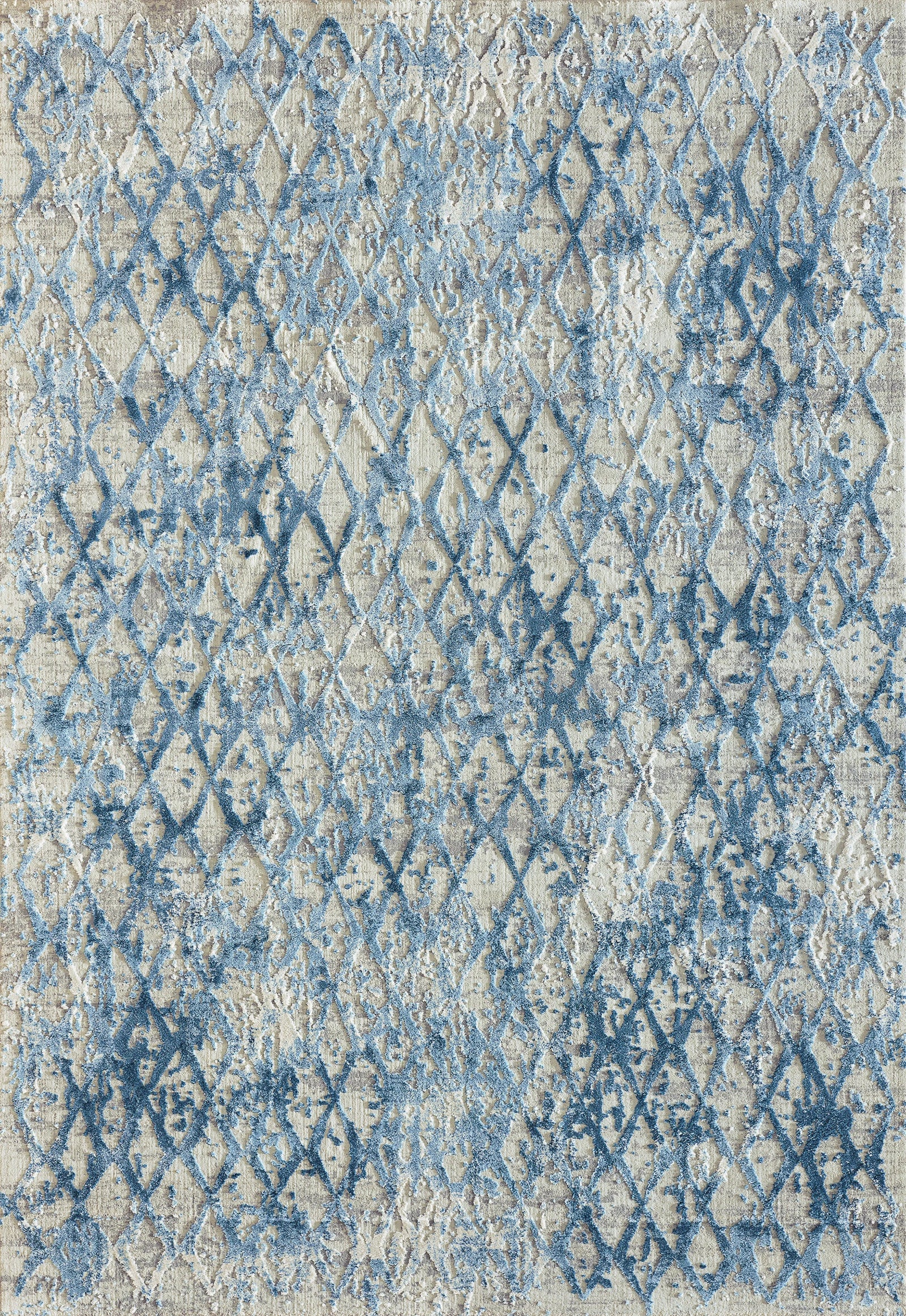 Quartz 27039-500 Ivory/Blue Rug