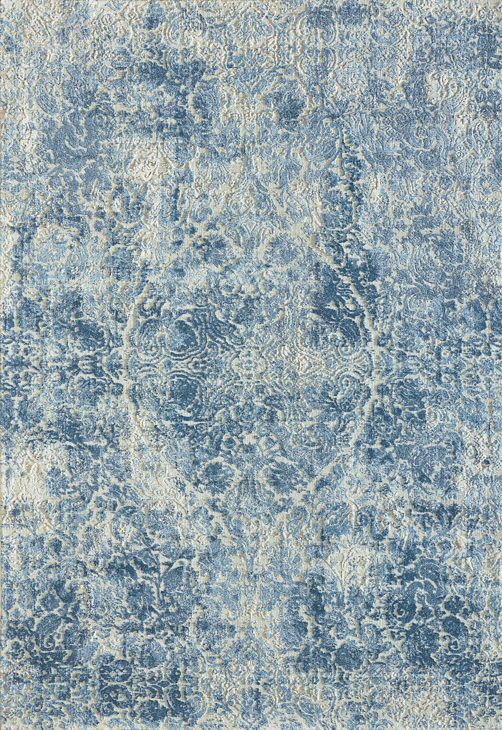 Quartz 27040-500 Ivory/Blue Rug