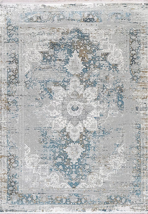 Ruby 2161-950 Grey/Blue Rug