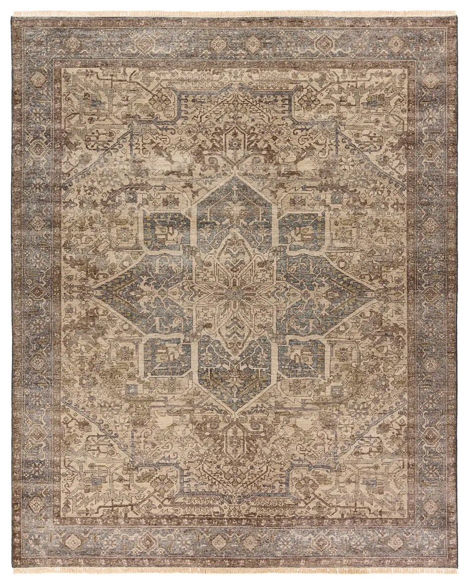 Someplace In Time SPT23 Brown Rug
