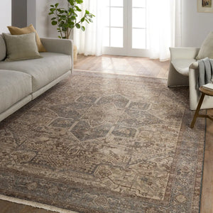 Someplace In Time SPT23 Brown Rug