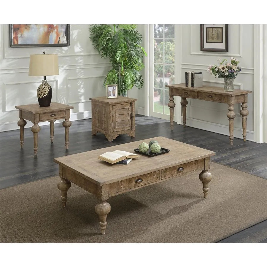 Interlude Sofa Table Sandstone Buff