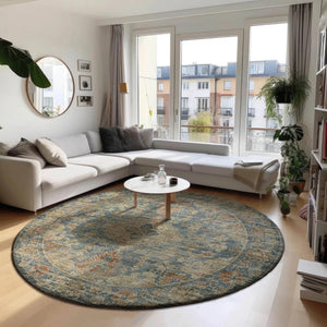 Tuscany TU13 Teal Rug