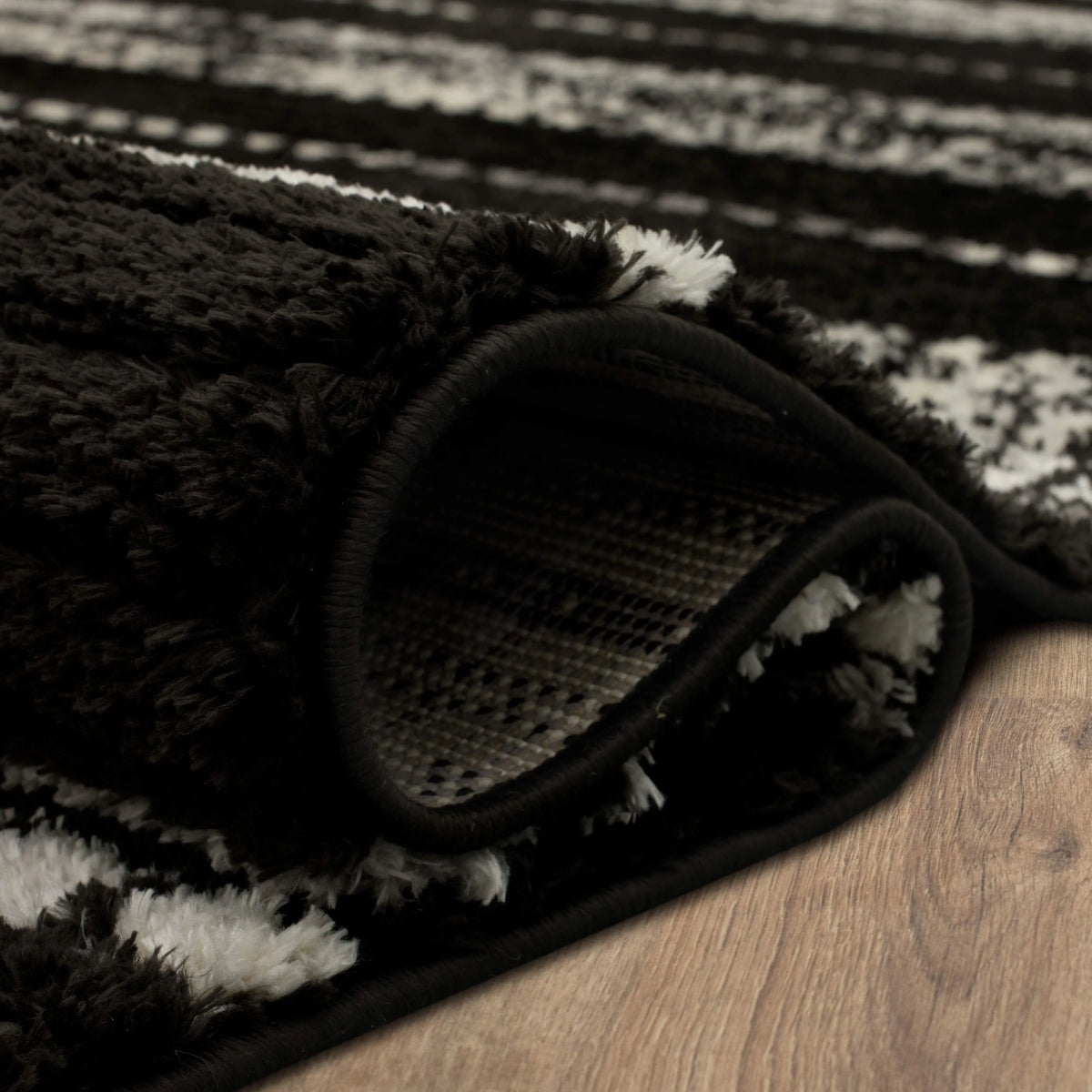 Traverse Lanes Charcoal Rug