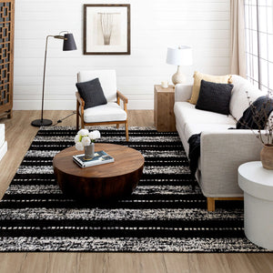 Traverse Lanes Charcoal Rug
