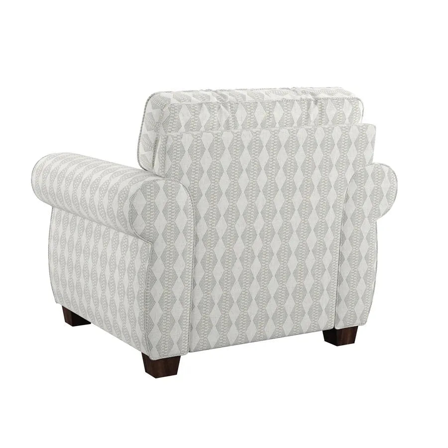 Royce Accent Chair Diamond Stripe