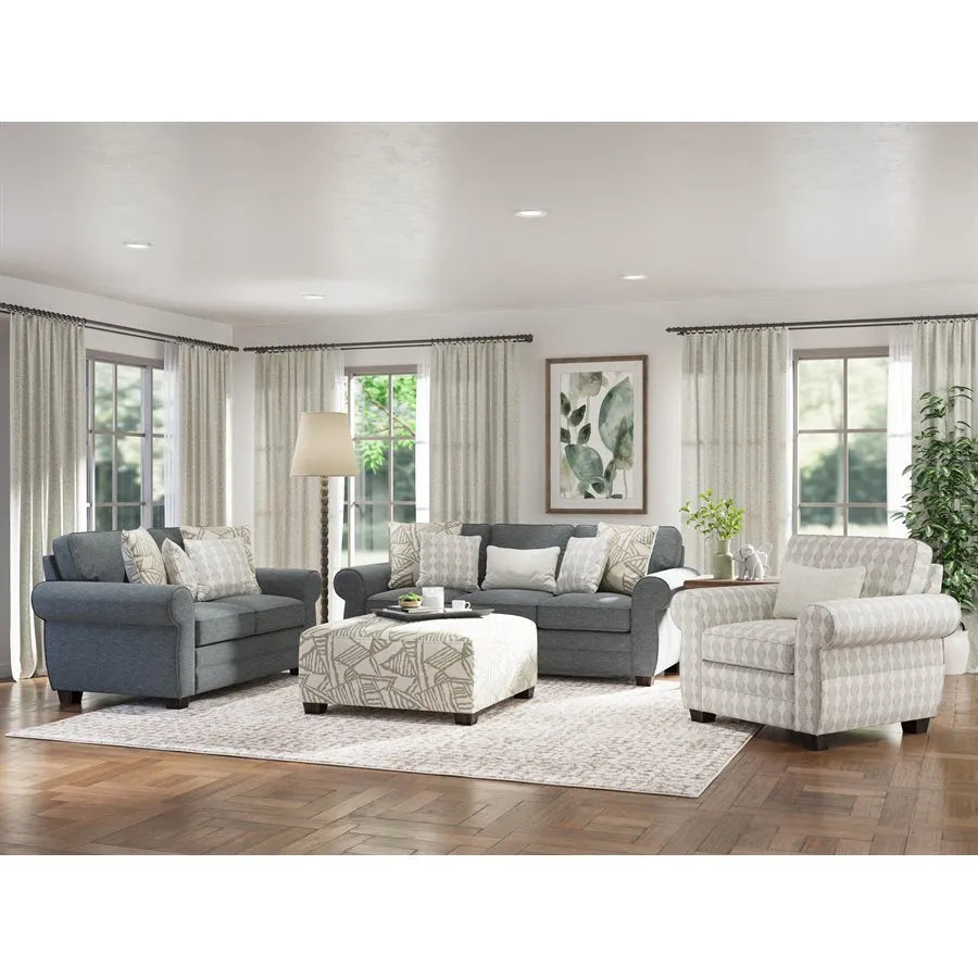 Royce Accent Chair Diamond Stripe