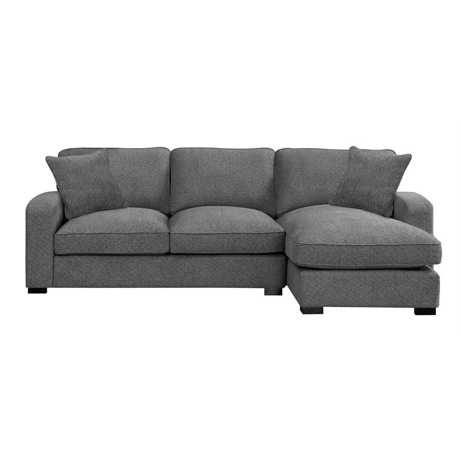 Repose Rsf Chaise Sectional Dark Gray