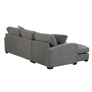 Repose Rsf Chaise Sectional Dark Gray