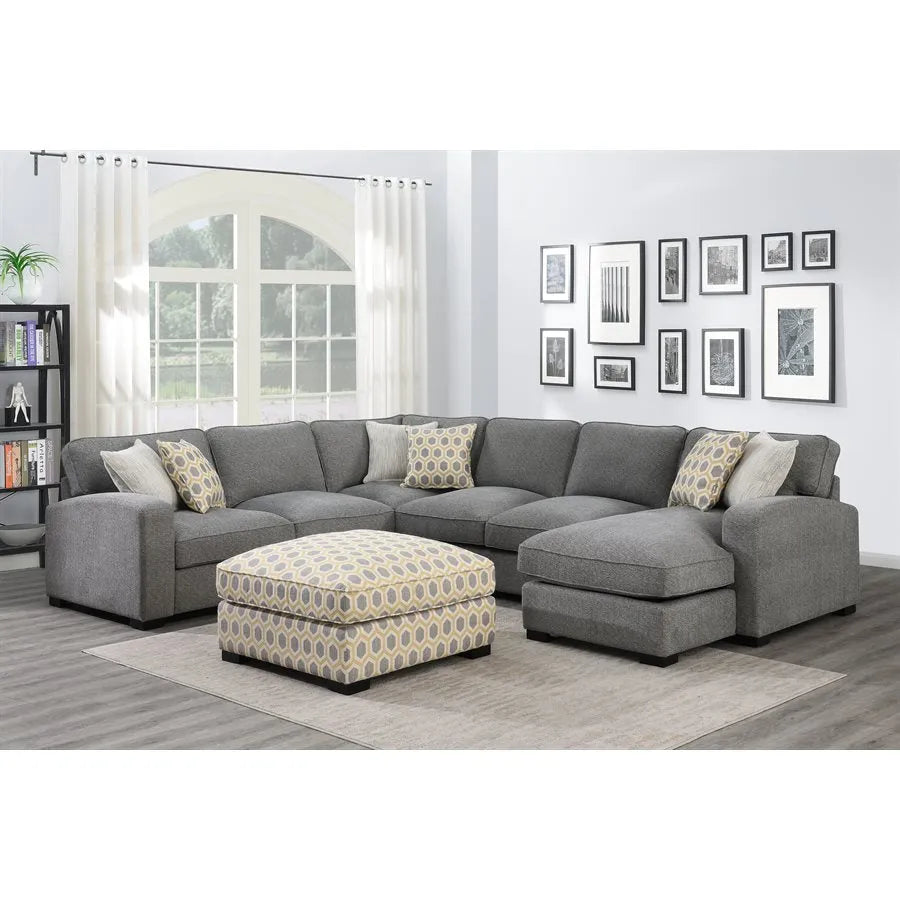 Repose 3 Piece Sectional Storm Gray