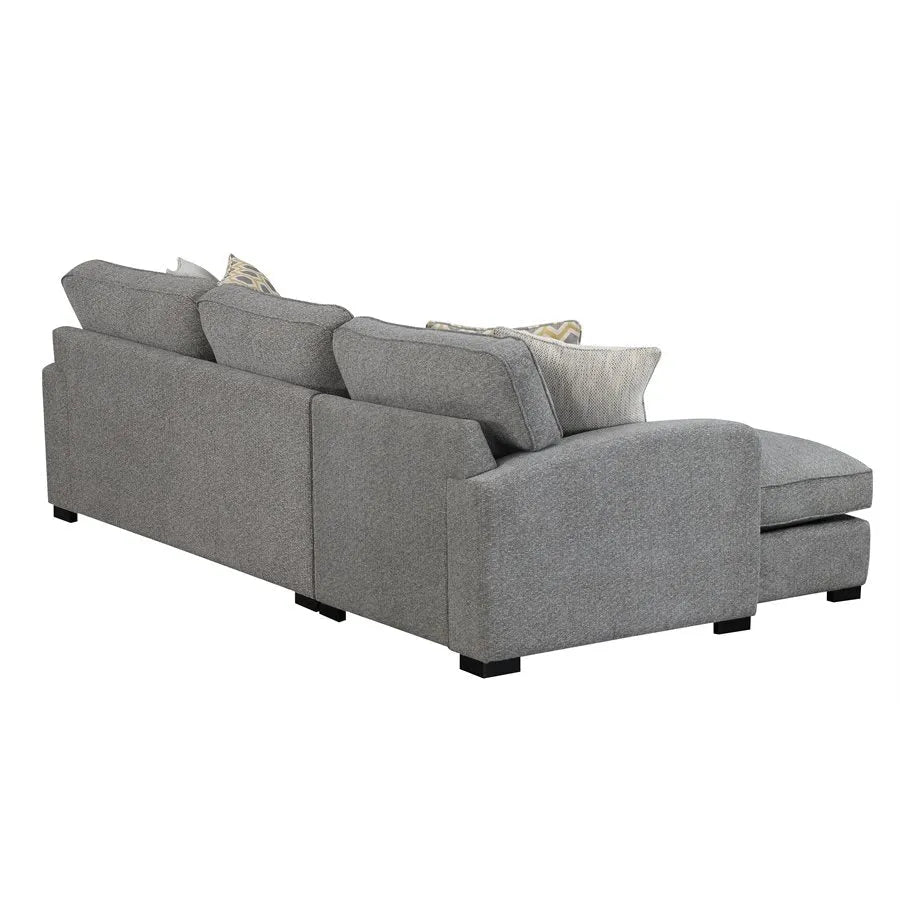 Repose Rsf Chaise Sectional Storm Gray