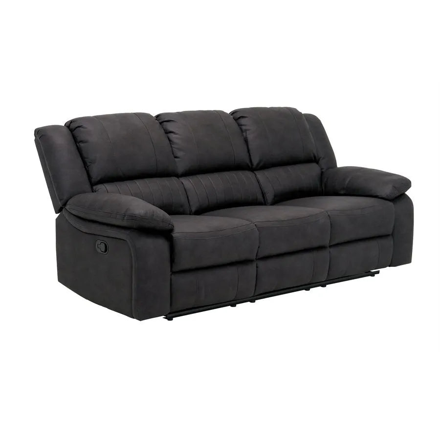 Navaro Reclining Sofa Black Licorice