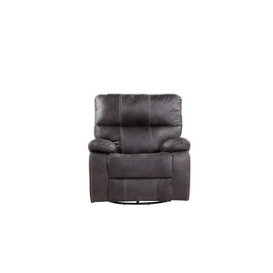 Jessie James Swivel Gliding Recliner Dark Graphite