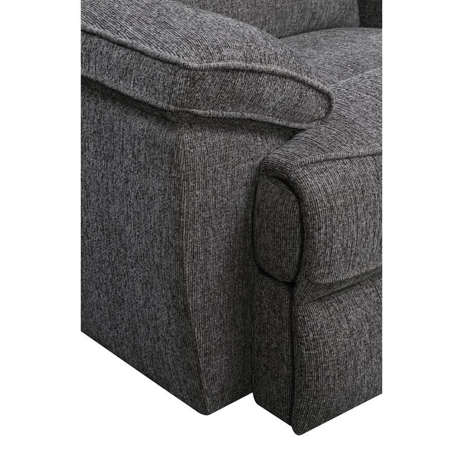 Aurora Sleeper And Power Sectional Lunar Gray