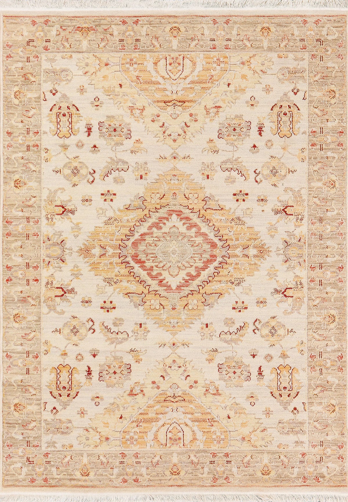 Wade 18602-869 Taupe/Rust Rug