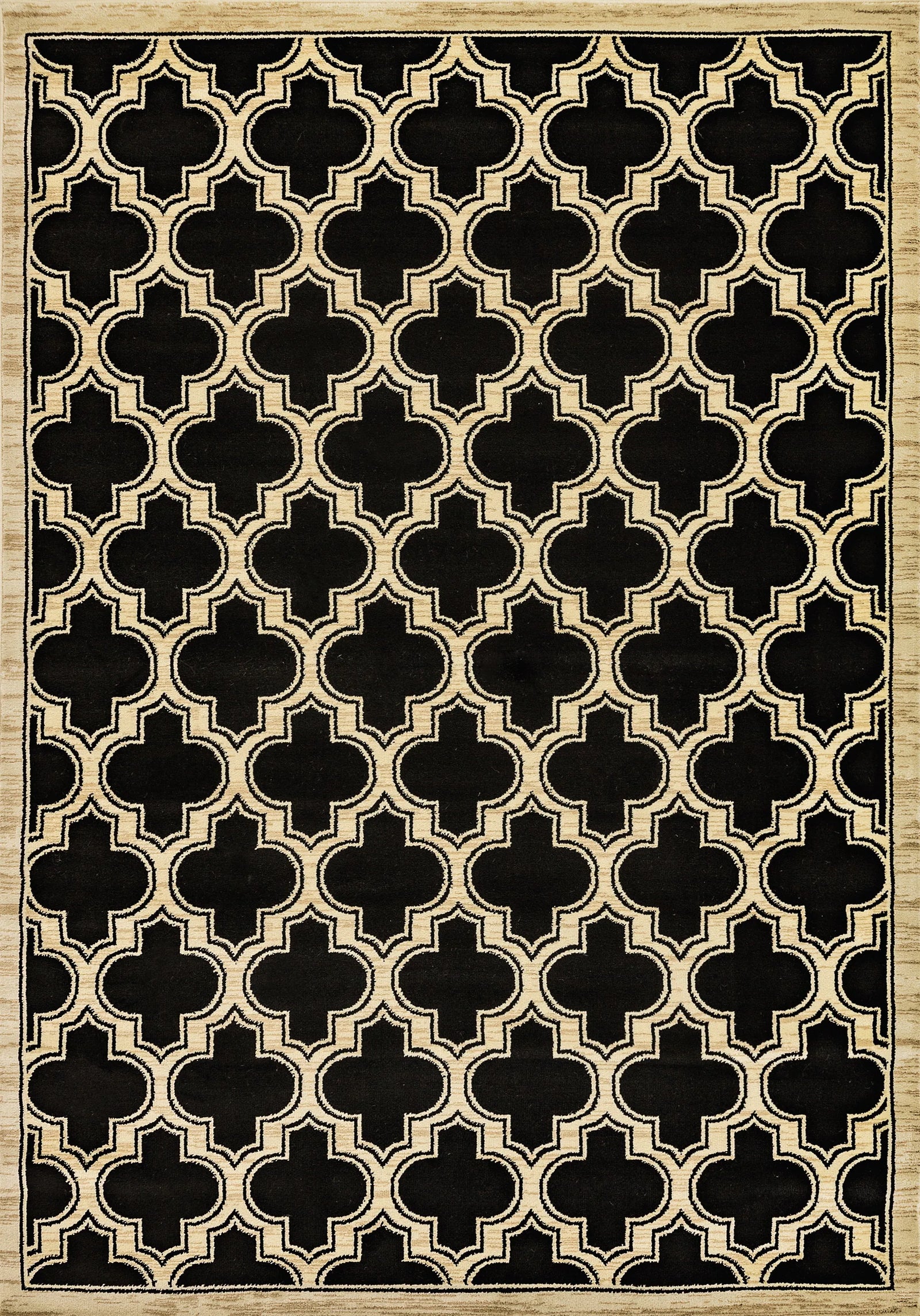 Yazd 2816-090 Black Rug