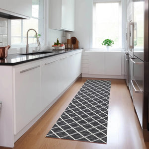 York YO1 Black Rug
