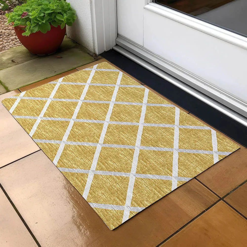York YO1 Gold Rug