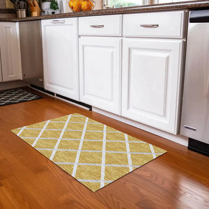 York YO1 Gold Rug