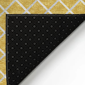 York YO1 Gold Rug