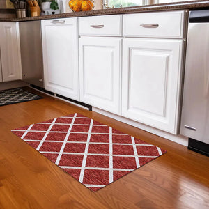 York YO1 Red Rug
