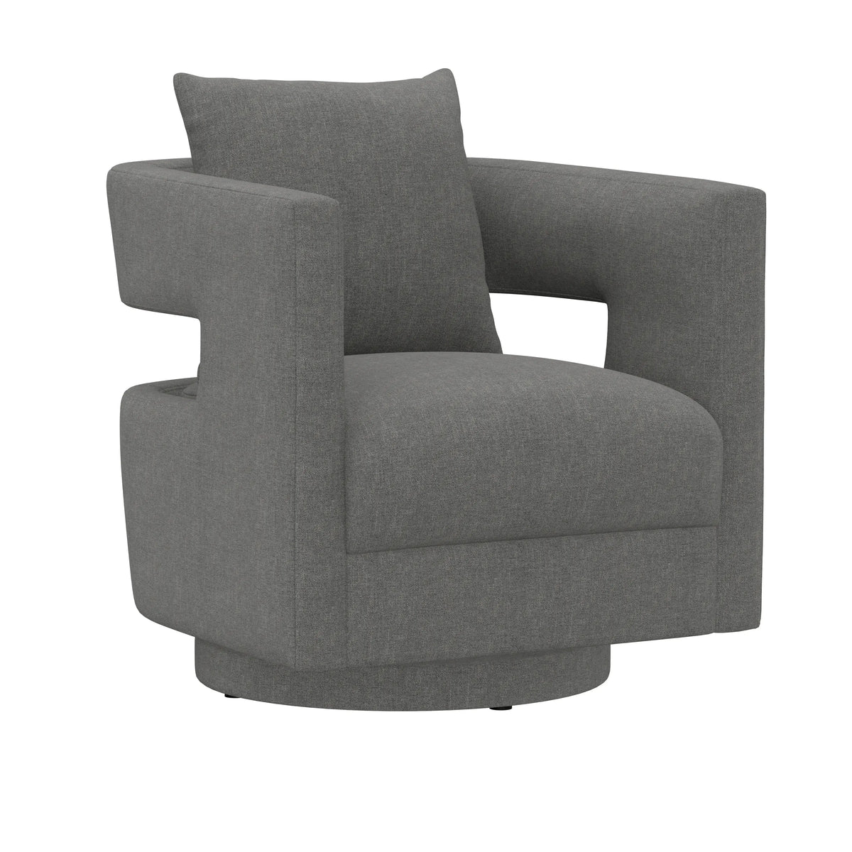 Jude Swivel Chair Flint Gray