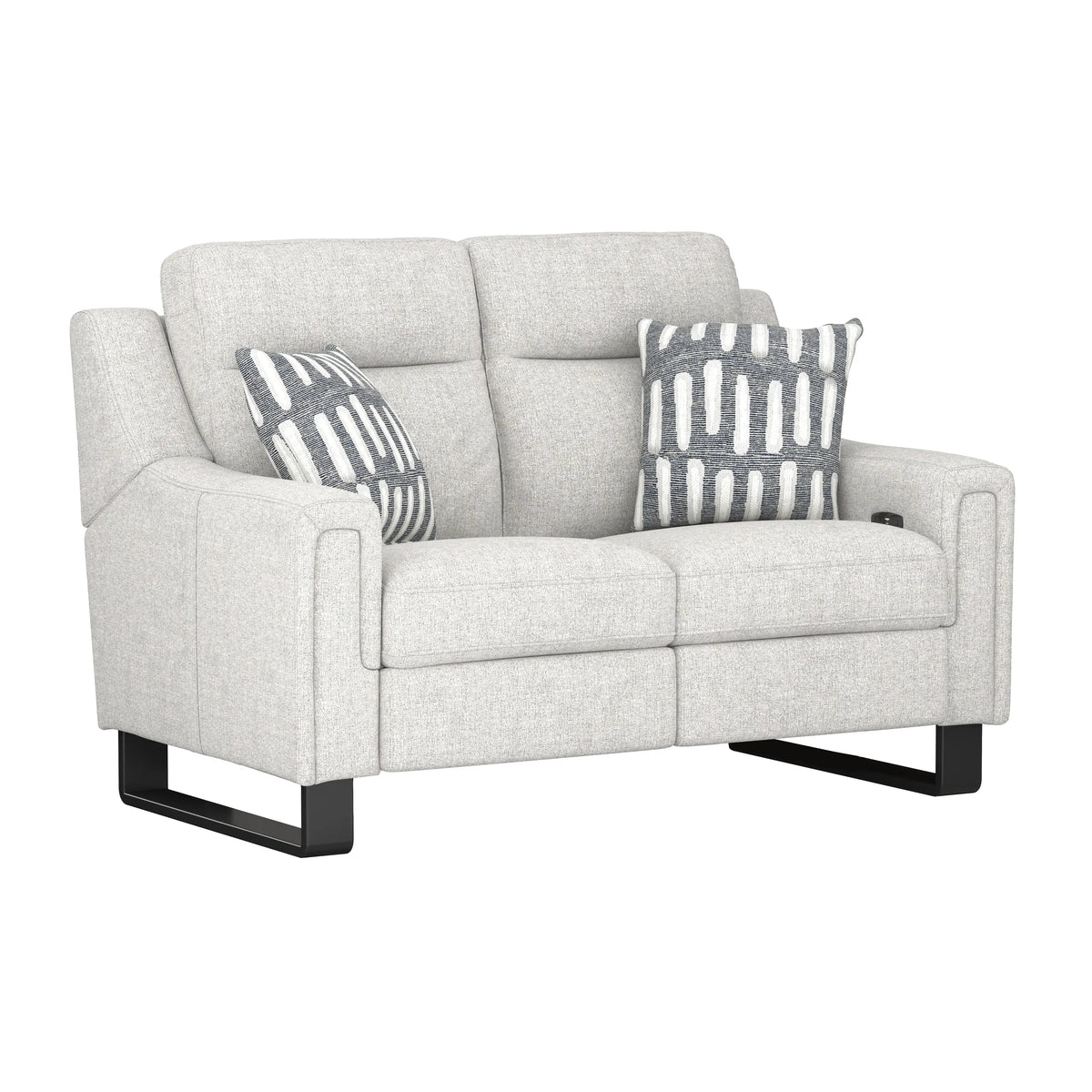 Teagan Dual Power Loveseat Oatmeal