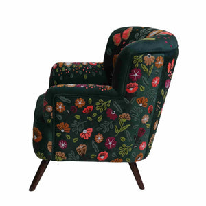 Floral Accent Chair