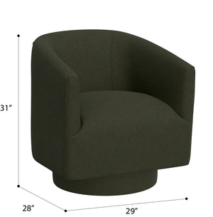 Brylee Swivel Accent Chair Forest