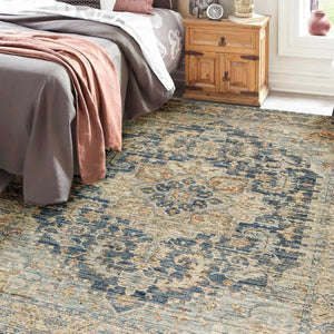 Bergama BE3 Navy Rug