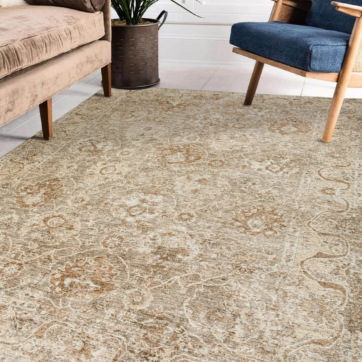 Bergama BE6 Pebble Rug