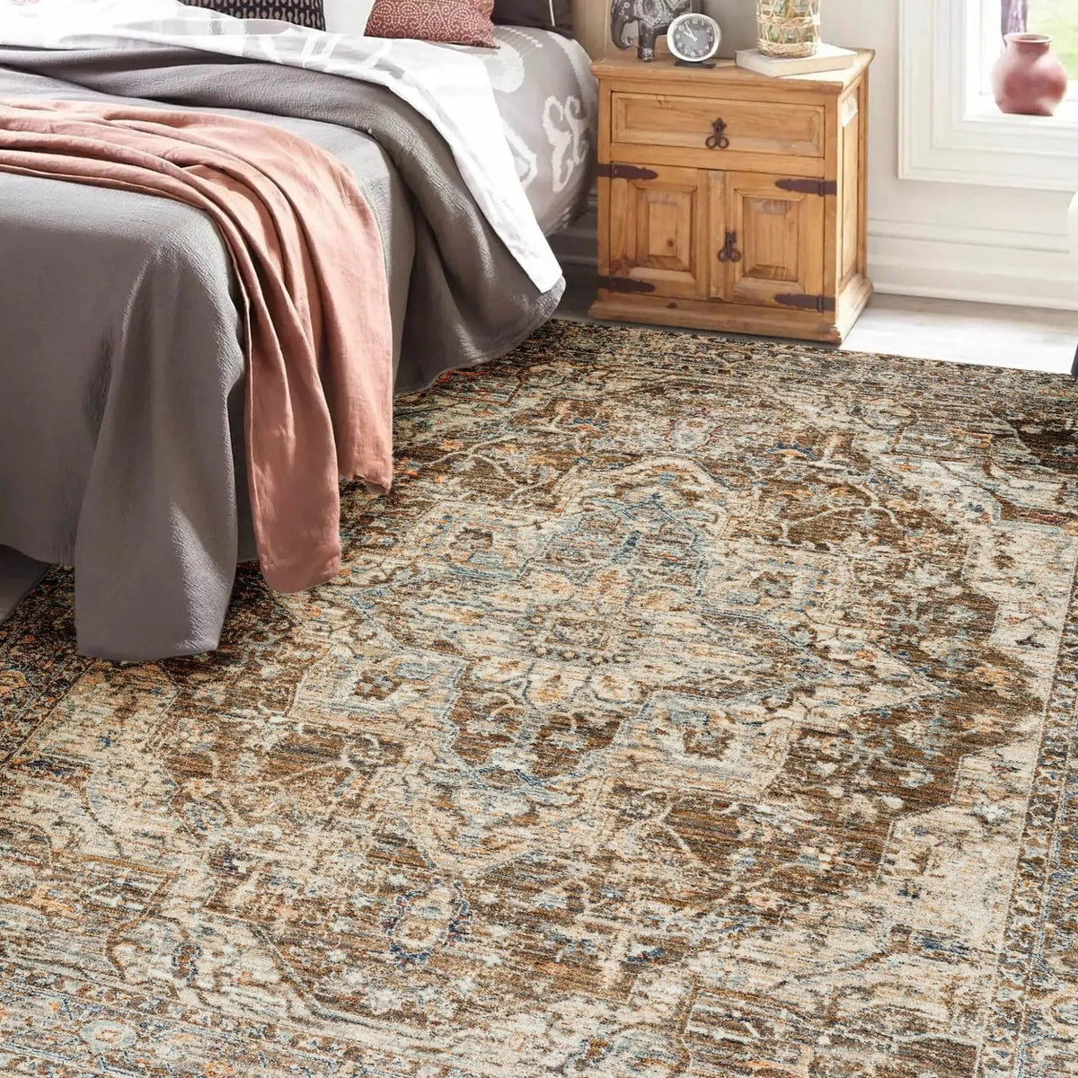 Bergama BE9 Mocha Rug