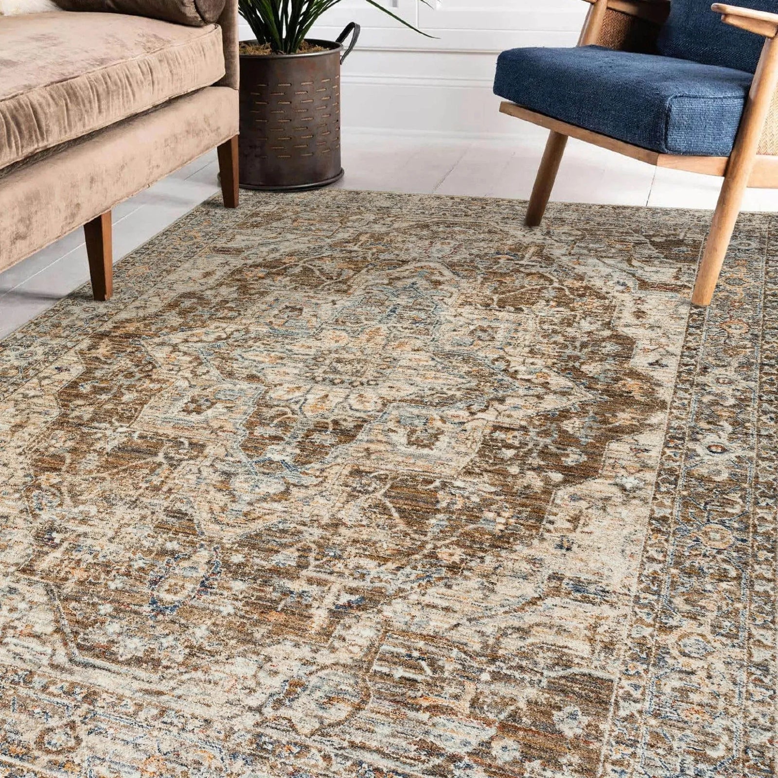 Bergama BE9 Mocha Rug