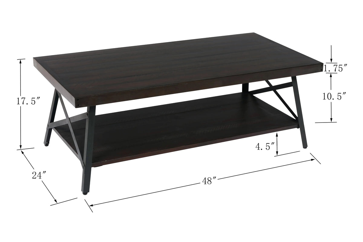 Chandler Coffee Table Espresso Brown