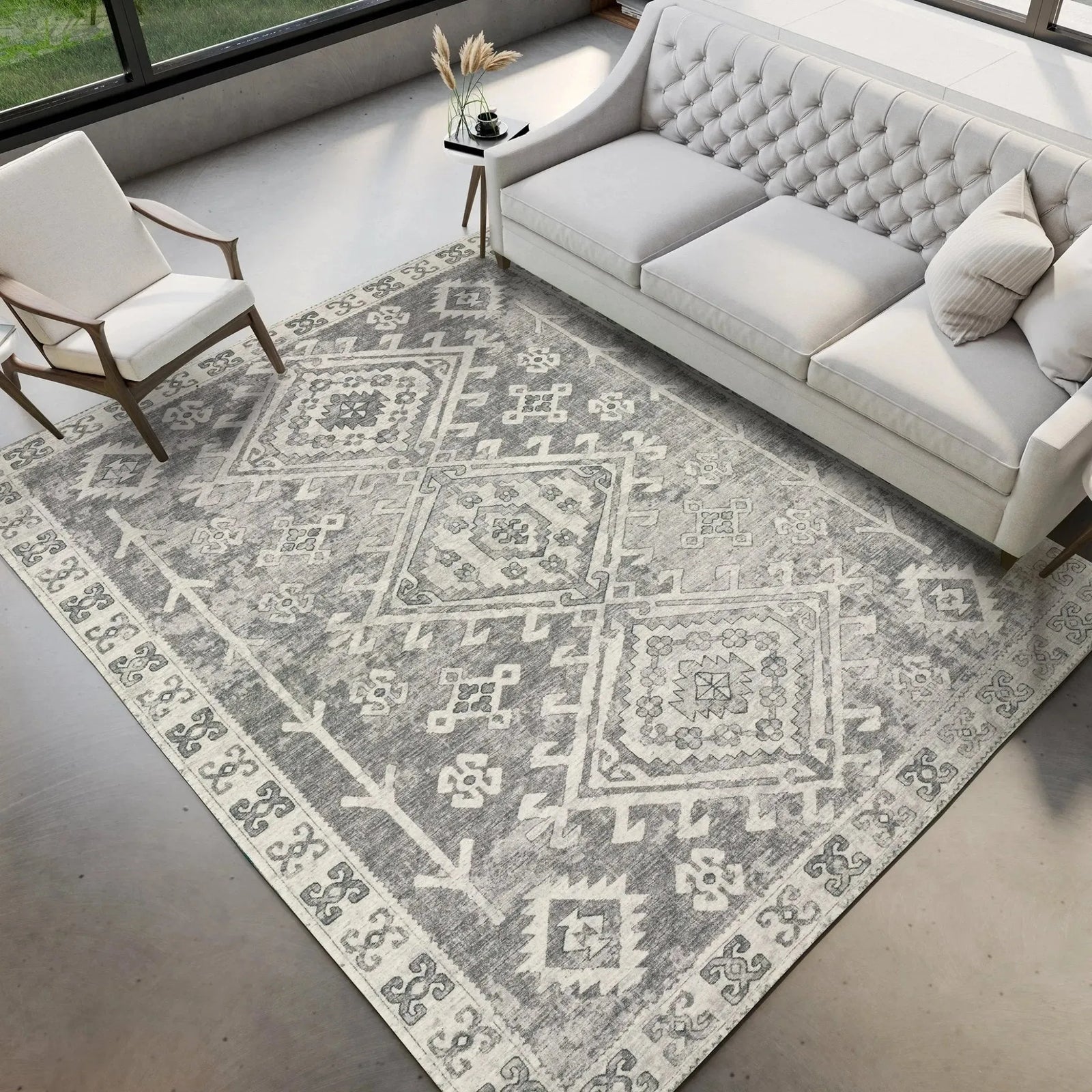 Brisbane BR2 Silver Rug