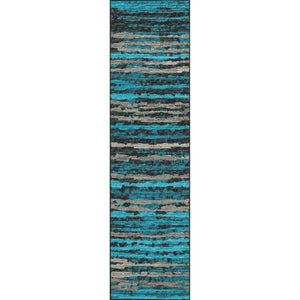 Brisbane BR4 Teal Rug