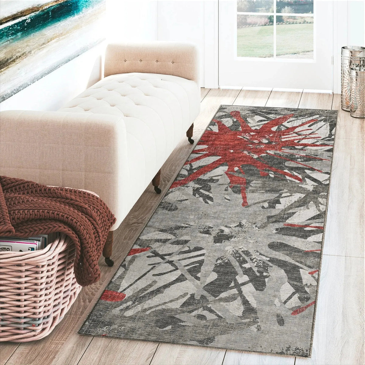 Brisbane BR6 Scarlet Rug