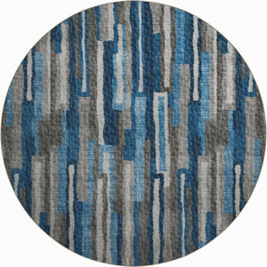 Brisbane BR7 Navy Rug