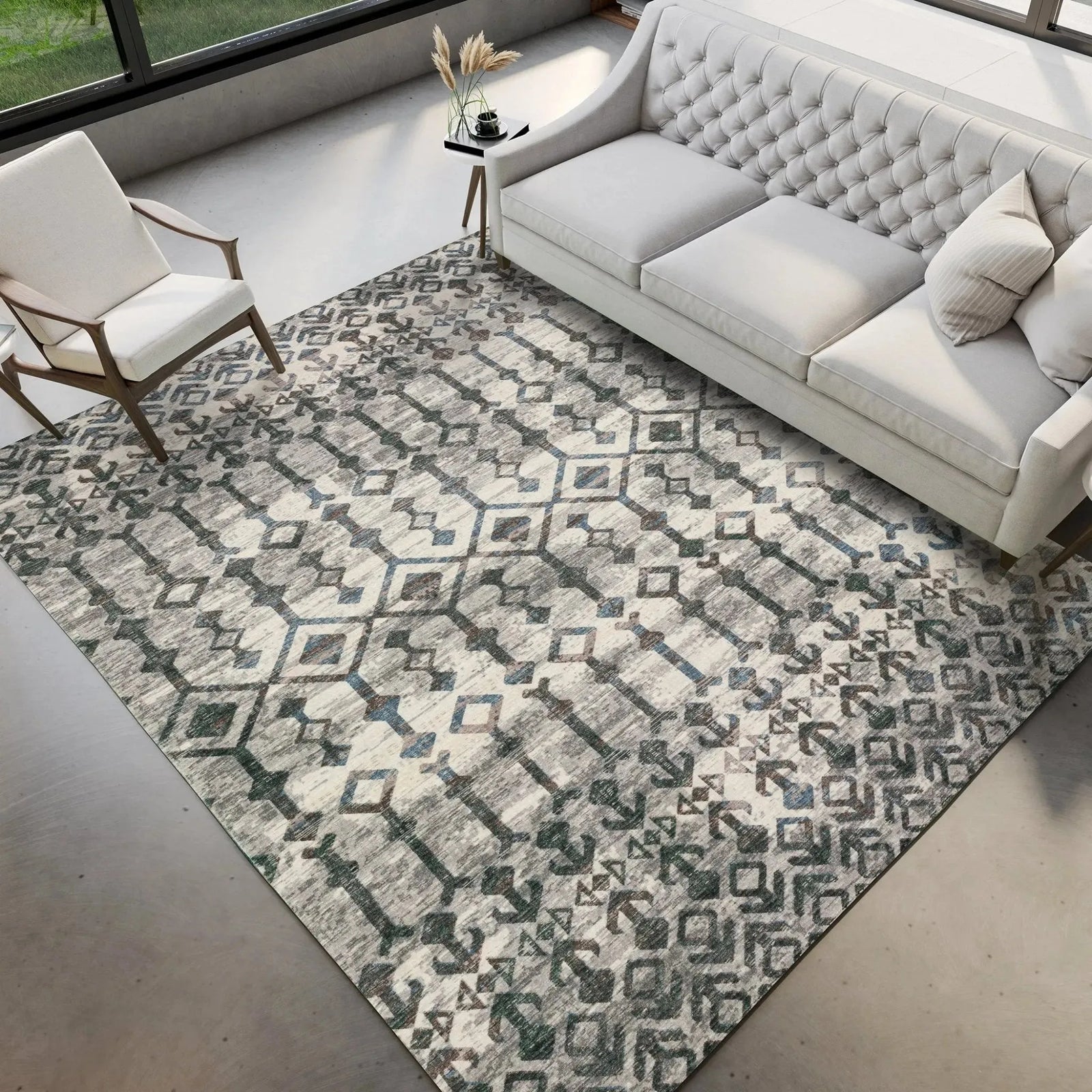 Brisbane BR8 Silver Rug