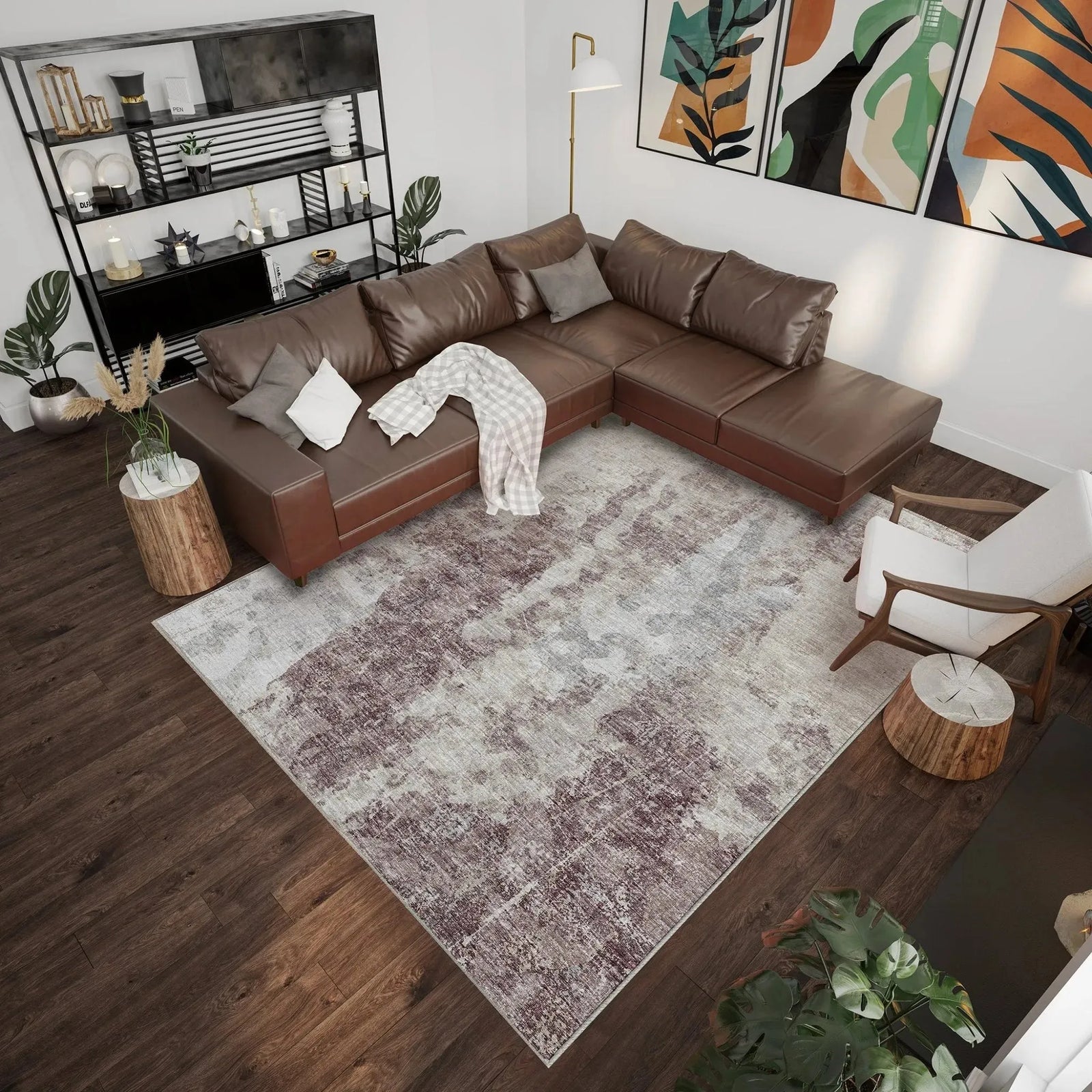 Camberly CM3 Merlot Rug